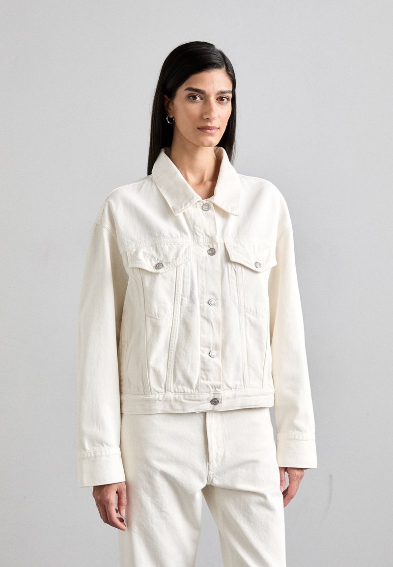 Agolde MARTIKA JACKET - Džínová bunda - fortune cookie/natural