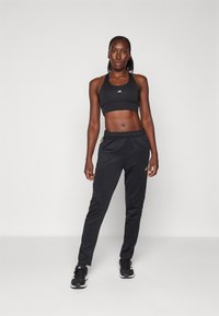 adidas Sportswear TIRO CUT 3 STRIPES TRACKPANTS - Treniņtērpa apakšdaļas - black/team victory red/tan