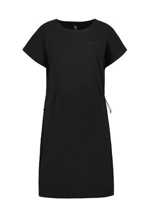 PEURALA - Jersey dress - schwarz