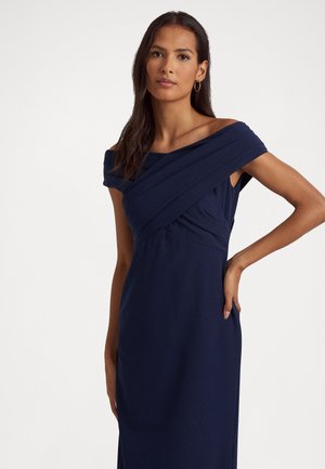 IRENE LONG SHORT SLEEVE GOWN - Iltapuku - lighthouse navy