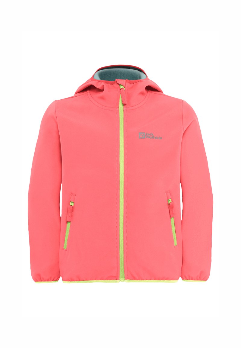 Jack Wolfskin Softshelljas koraalrood Jack Wolfskin Softshelljas koraalrood