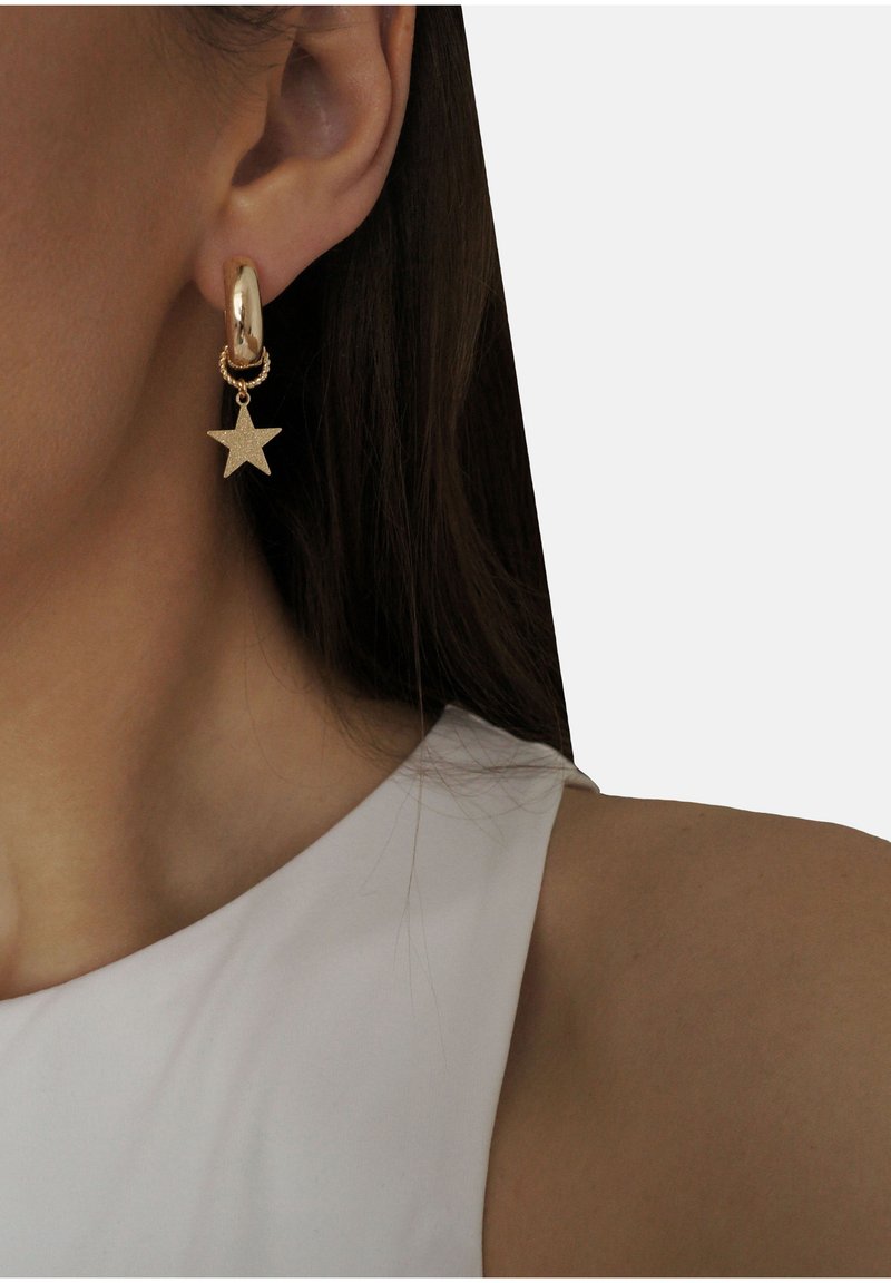 GG UNIQUE WITH REMOVABLE STAR - Earrings - gold-coloured
