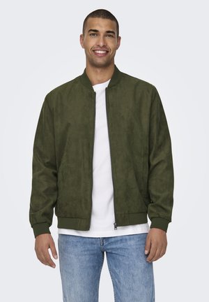 ONSLUCAS - Giubbotto Bomber - olive night