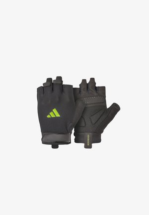 adidas Performance ESSENTIAL TRAINING GLOVES GRUN - Fingerless gloves - schwarz
