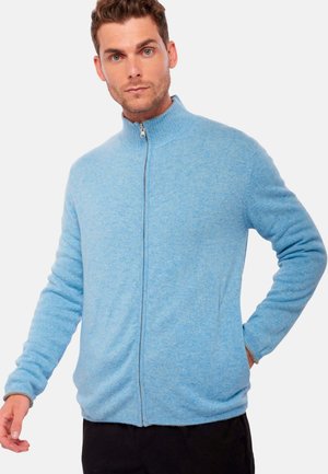 Cardigan - silver/bleu azur chiné