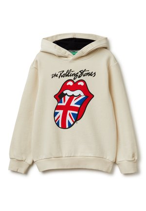 CREWNECK WITH DROPPED SHOULDERS.  - Mikina - beige