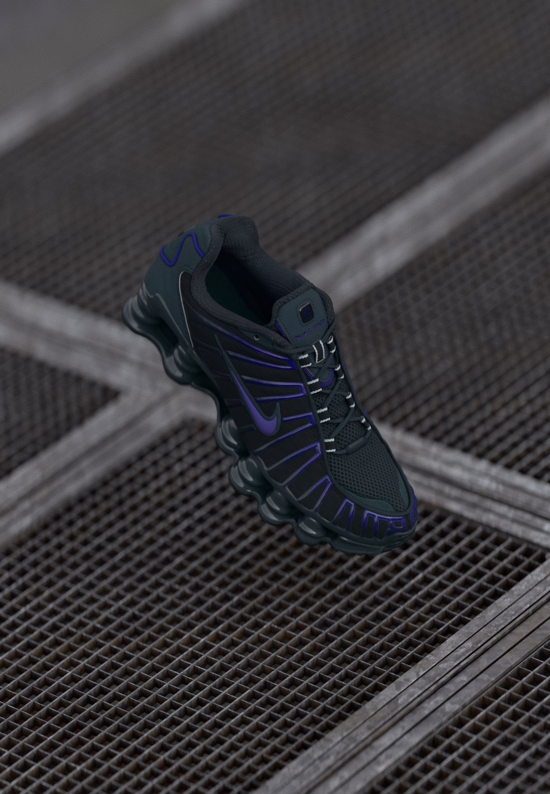 nike shox tl court purple