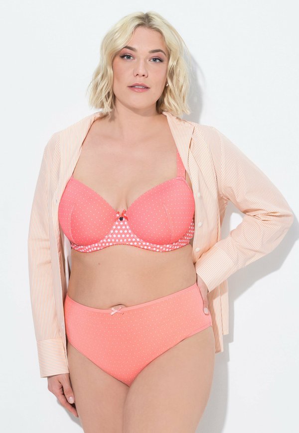 MIDI EN LOT DE 5 POIS UNI - Slip - coral