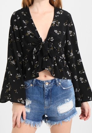 Bluse - black