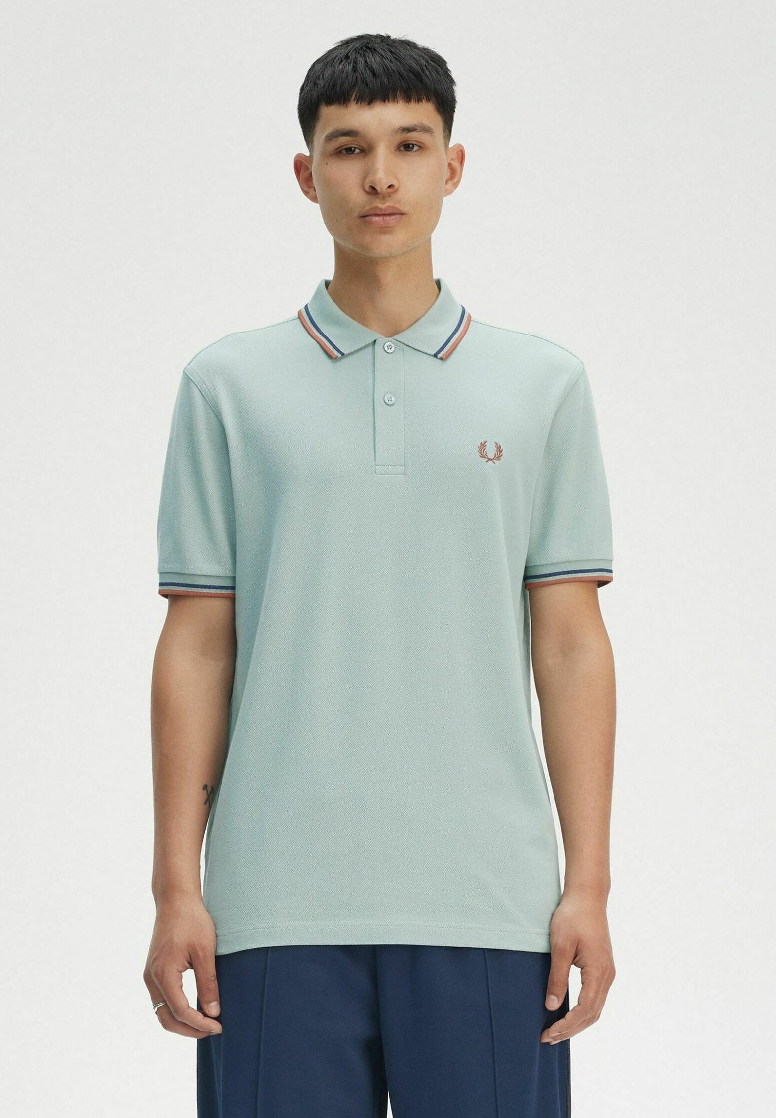 Fred Perry Polo azul plateado/azul