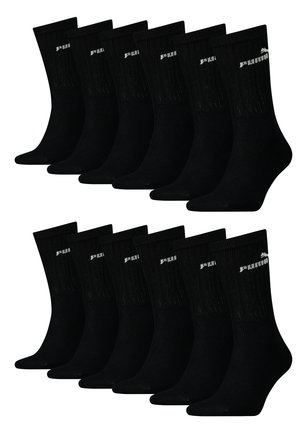 12ER PACK UNISEX - Socken - black