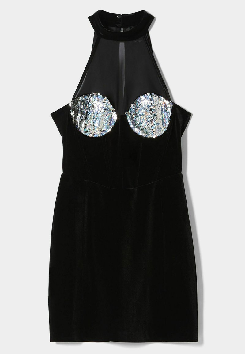 Bershka Cocktailjurk zwart