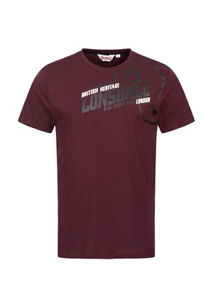 NORMALE PASSFORM WALKLEY - T-shirt con stampa - vintage oxblood
