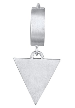 SINGLE HOOP TRIANGLE - Earrings - silberfarben