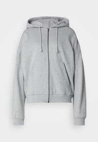 Kapuzenpullover - mottled light grey