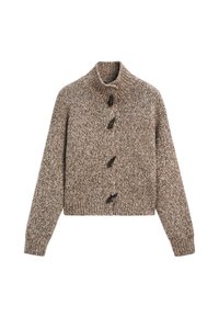 Cardigan - mottled dark brown