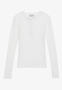 Topper langermet - white