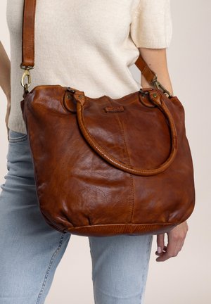 Gusti Leder, DIONE - Handbag - cognac