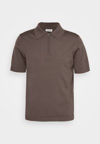 PABLO ZIP - Poloshirt - taupe
