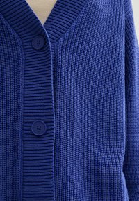 TOM TAILOR DENIM V NECK CARDIGAN - Kardigán - anemone blue