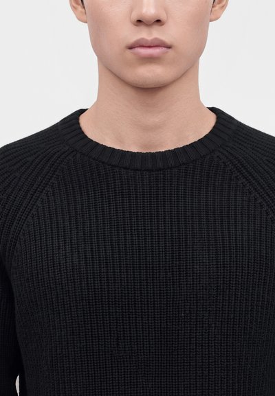 J.LINDEBERG HALLOW CREW NECK - Pullover - black