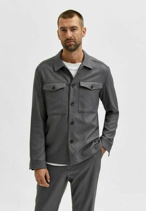 HYBRID - Summer jacket - grey melange