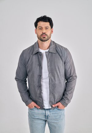 Læderjakker - moody blue