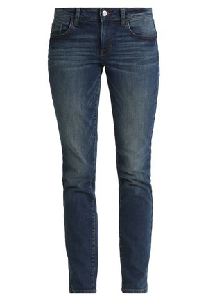 TOM TAILOR TTALEXA Slim - Slim fit jeans - dark stone wash denim blue