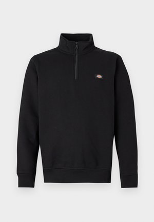 Dickies, OAKPORT QUARTER ZIP - Sweatshirt - black