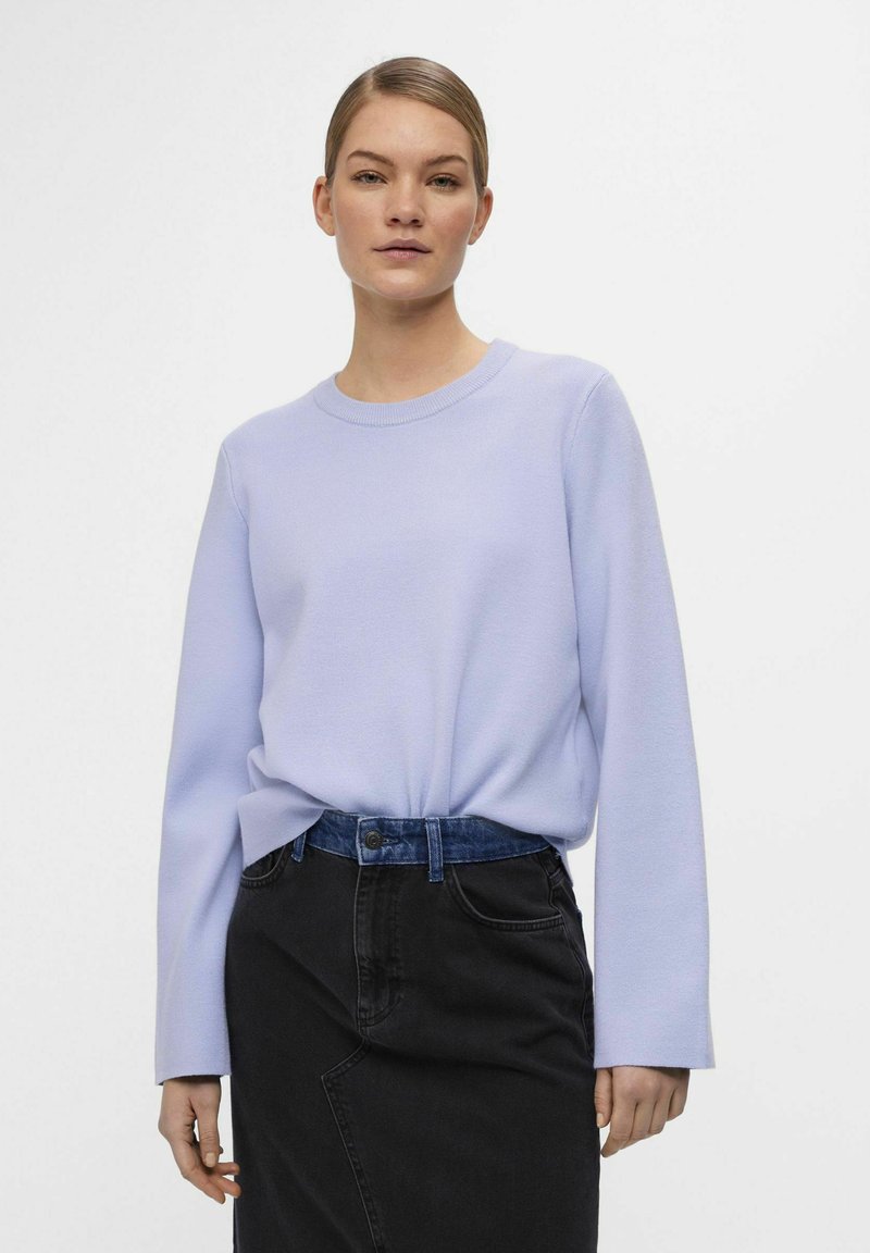 Object OBJREYNARD O-NECK NOOS - Jumper - brunnera blue
