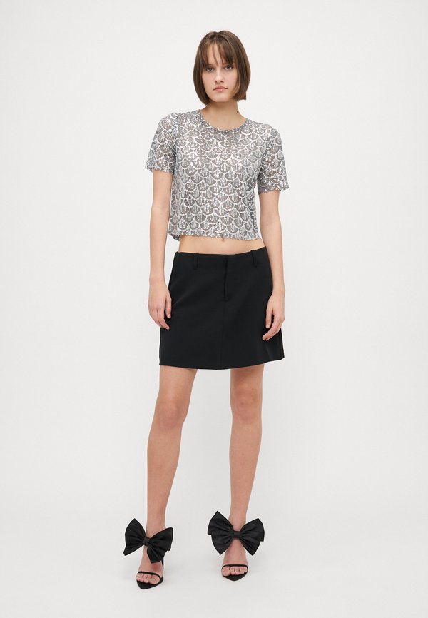 ONLBEAD O NECK TOP BOX  - Print T-shirt4