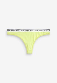 Next MONO PRINT RICH LOGO KNICKERS FOUR PACK - Tange - pink stripe lime green