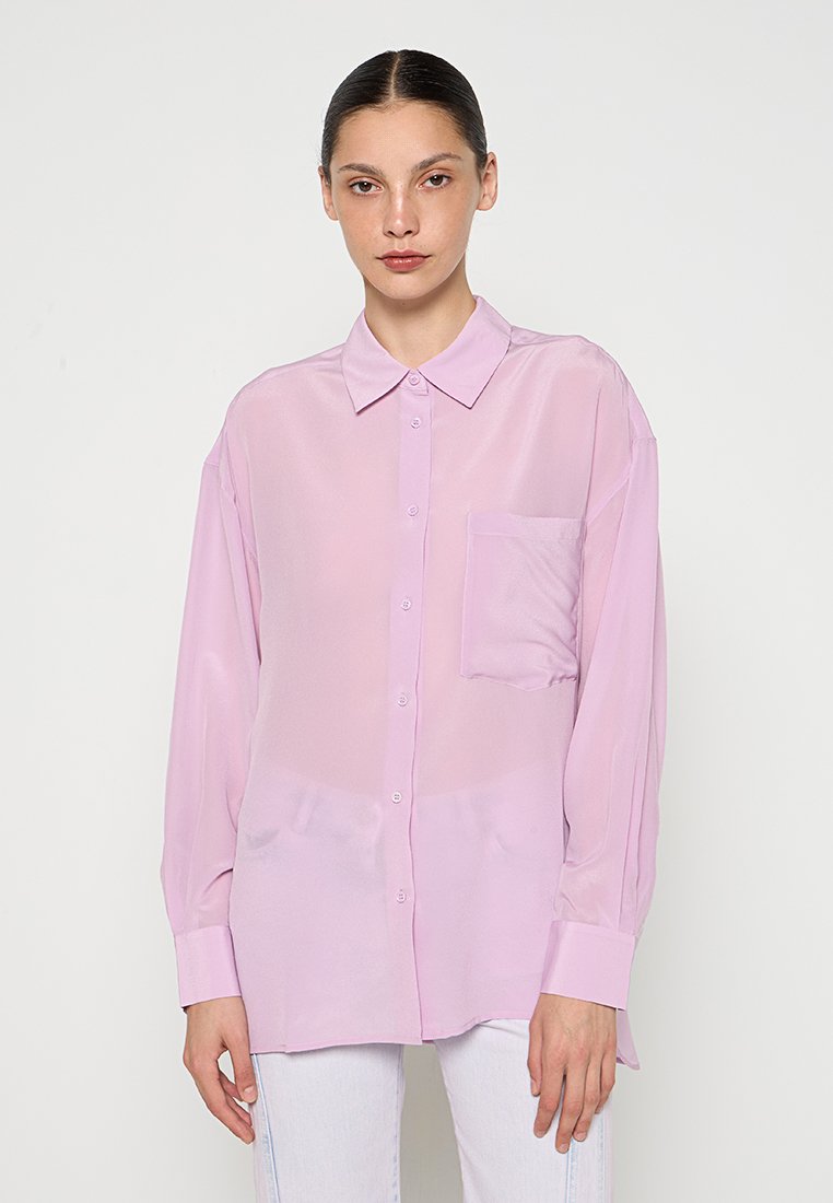 Iro Overhemdblouse lila Iro Overhemdblouse lila