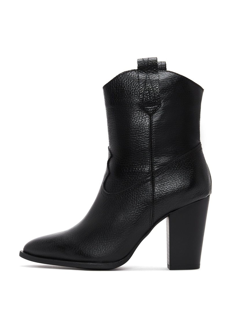 Derimod Botines de tacón - black