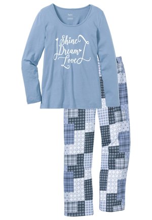 bonprix TRAUMHAFTER MIT PATCHWORK-AN - Pyjama - blue