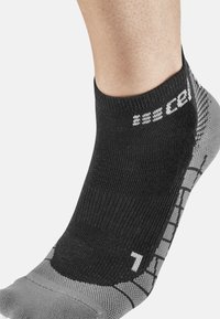 CEP LIGHT MERINO HIKING COMPRESSION SOCKS LOW CUT MEN - MADE IN GERMANY - Socken - black