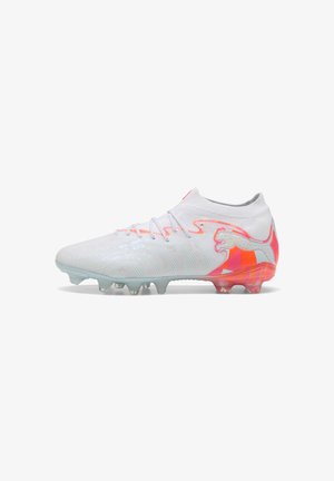 Puma, FUTURE 9 PRO BRILLIANCE FG/AG WN'S - Chaussures de football pour terrain sec - puma white-ultra orange-pink alert-light aqua