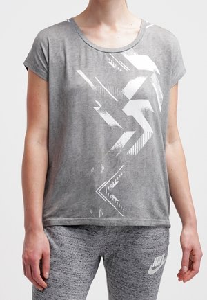 T-shirts print - mottled grey