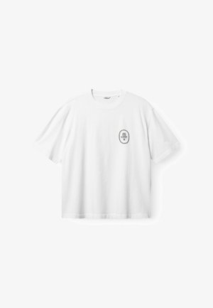 Gabba, GABLEGIN BOXY FIORE SS - T-shirt print - white