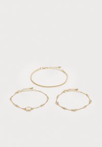3 PACK - Bracelet - gold coloured/white