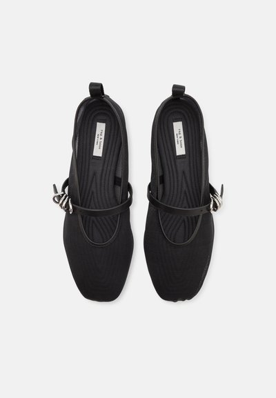 rag & bone SPIRE MARY JANE - Ankle strap ballet pumps - black
