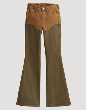 Wrangler, WRANGLER X LAINEY WILSON CHAPPED FLARE - Jean flare - brown