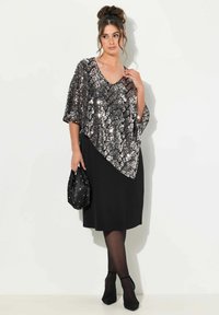 Ulla Popken SEQUINED - Cocktailjurk - black