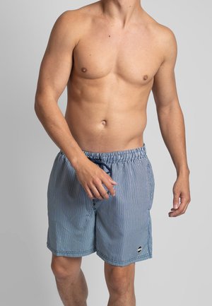 CLASSIC - Badeshorts - navy white stripe