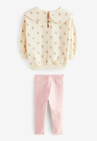 Next FLORAL SET - Leggings - cream