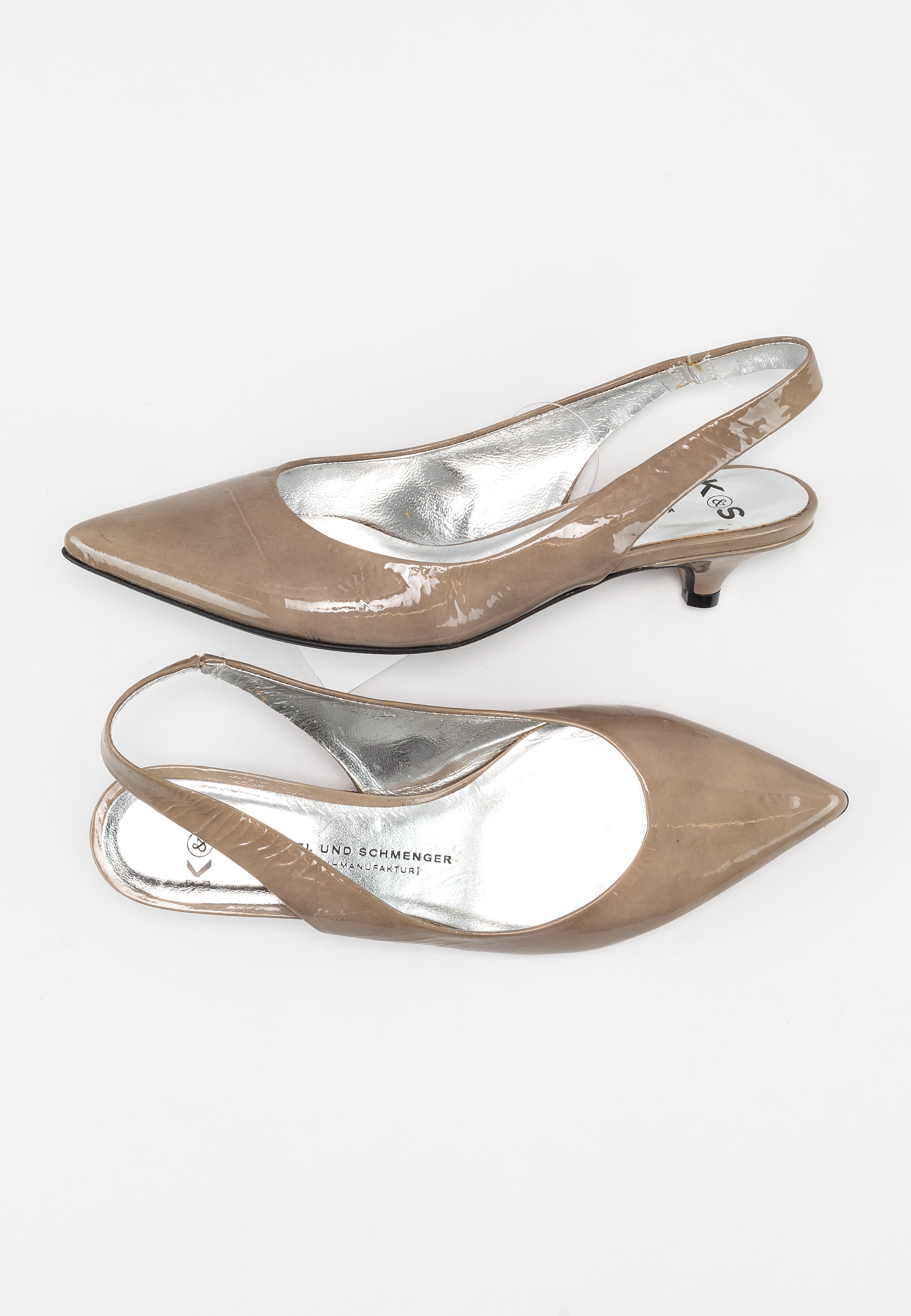 Kennel + Schmenger Ankle strap ballet pumps - grey - (Pre-owned) - Zalando .de