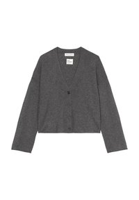 CROPPED LONGSLEEVE - Cardigan - deep grey melange