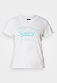 ESSENTIAL LOGO TEE - T-shirt con stampa - ecru