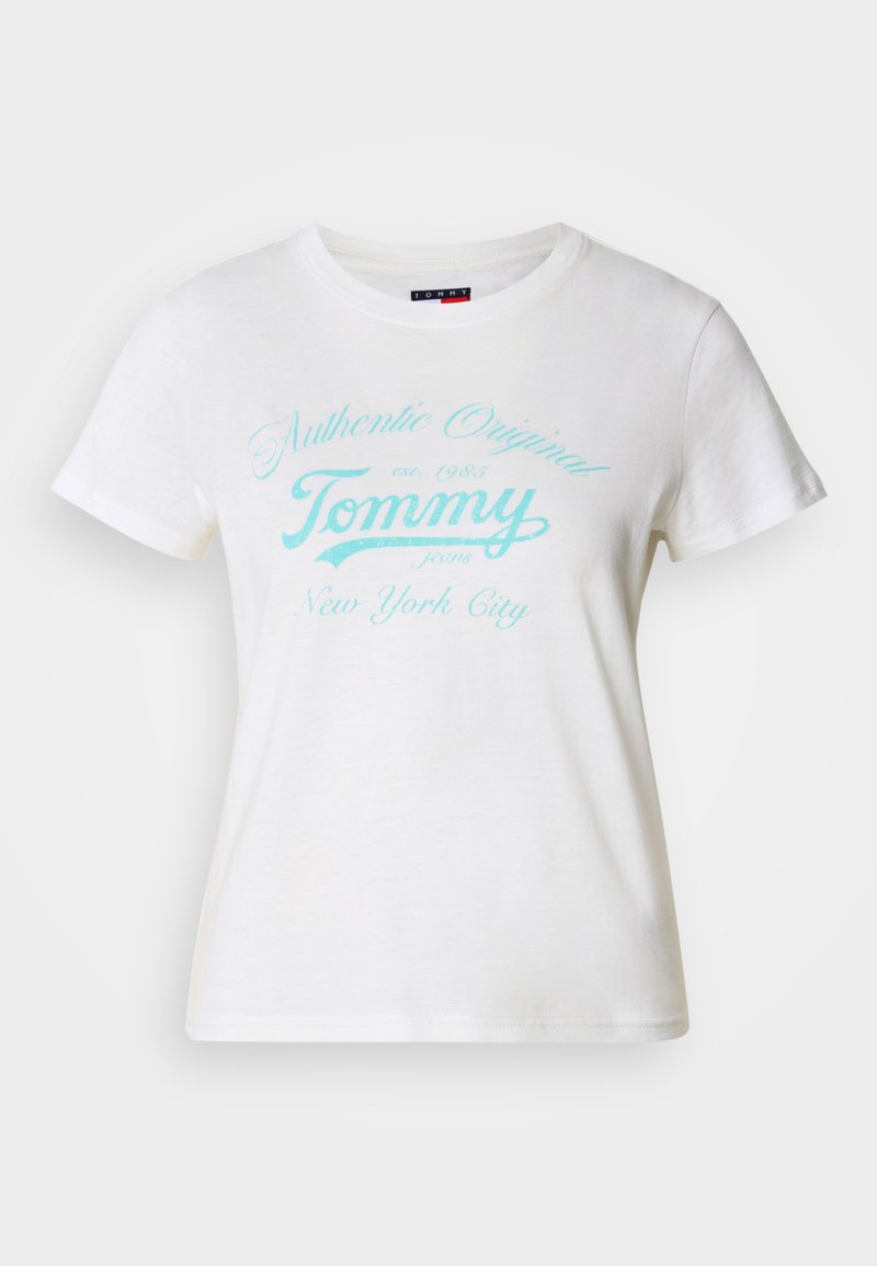 Tommy Jeans T-shirt print crème Tommy Jeans T-shirt print crème