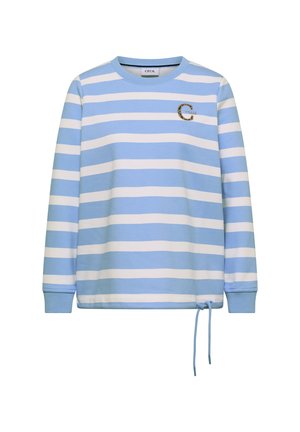 Cecil, ROUND-NECK SWEATSHIRT WITH DRAWSTRING - Sweater - easy blue